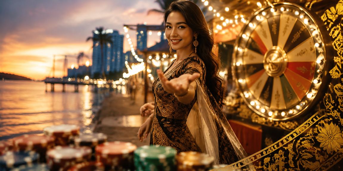 Pemain Kota Kinabalu menikmati permainan roulette dan slot kasino di br227