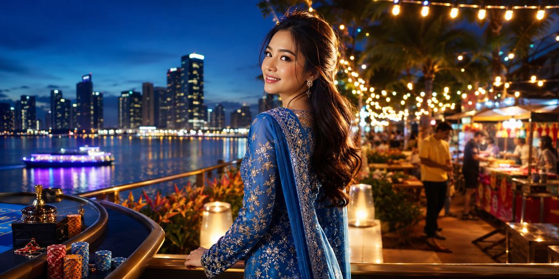 Pengguna Pulau Pinang berpakaian baju kurung membuat deposit dalam talian di platform br227